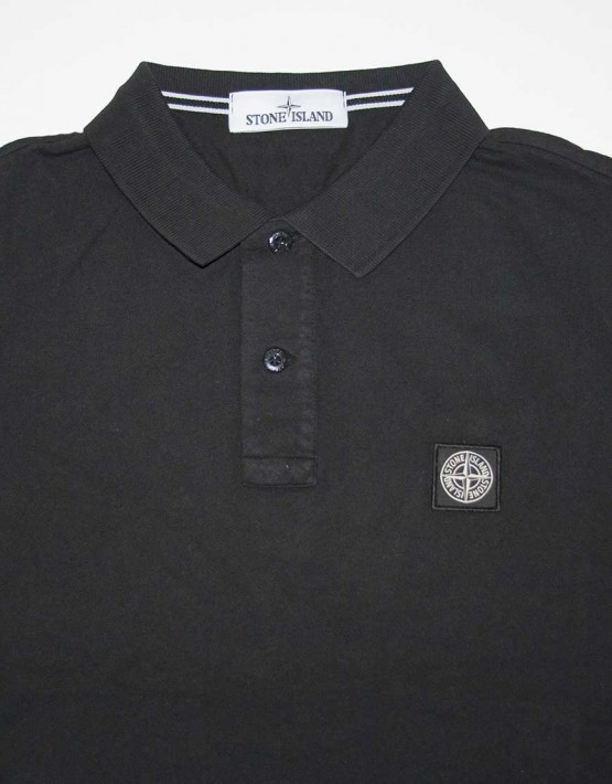 Stone Island SS Polo Shirt Black-01